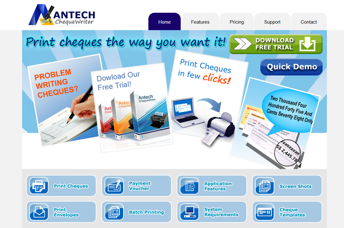 Antech ChequeWriter